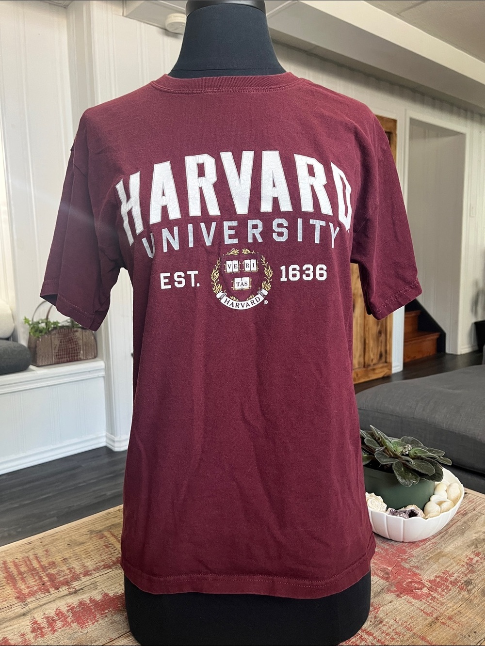 Champion Maroon Short Sleeve Crewneck Tee
